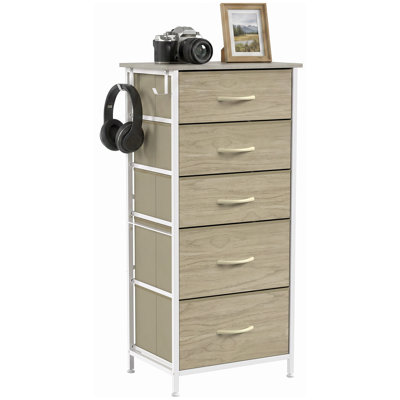 45 cm W Chest of 5 Drawers