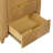 Emerson Fluted Wooden Nightstand With 3 Drawers & Gold Handles-1234717704