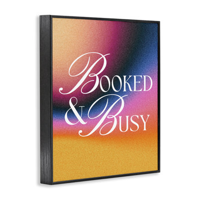  Booked & Busy Gradient Giclee Art by House of Lulu