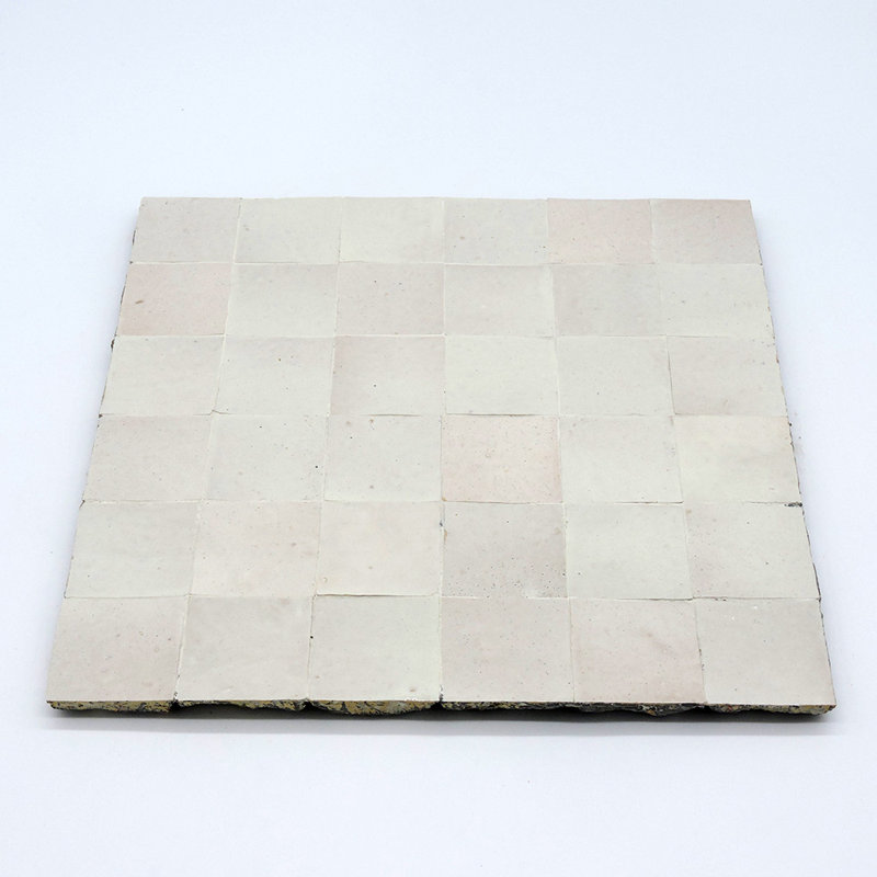 12" x 12" Terra Cotta Grid Mosaic Wall & Floor Tile
