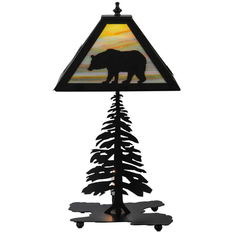 Rustic Lodge Table Lamp