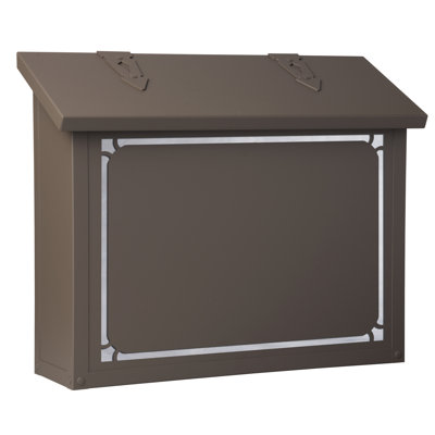 Monarch Metal Wall Mounted Mailbox