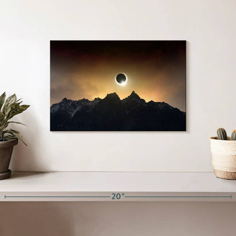 Oberle Spectacular Solar Eclipse, 8" H x 12" W