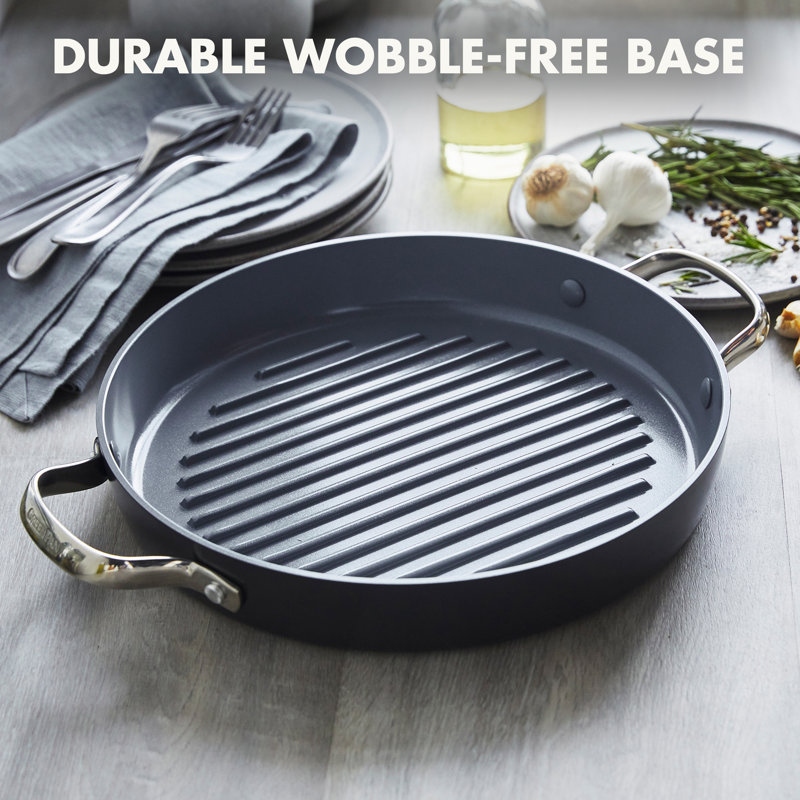 GreenPan Valencia Pro Healthy Ceramic Non Stick 11" Grill Pan
