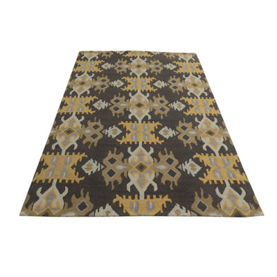 Tapis noir Otto