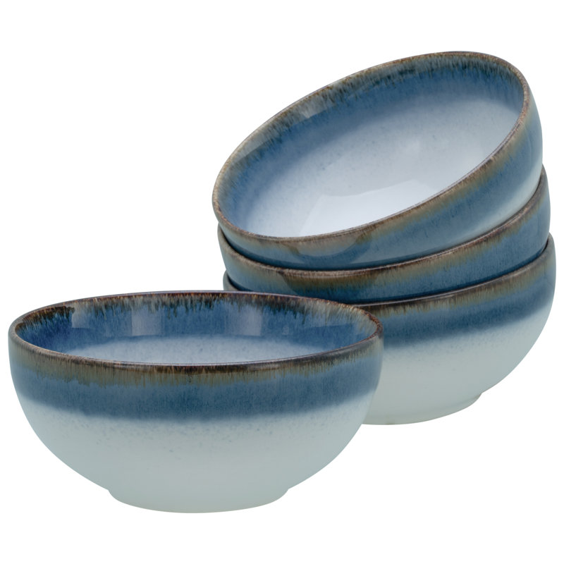 Cascade Buddha Bowl Set, Grey/Cream