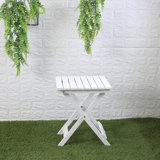 Table d'appoint pliante en bois Rue Adirondack 15,4 po x l 15,4 po x H 18,3 po Rue