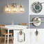 Luminaire de meuble-lavabo en cristal 3 lumières, applique murale en nickel brossé avec abat-jour en verre transparent pour miroir de salle de bain, salon ou entrée-1913104818