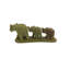 Figurine Rheems Soapstone Elephant Row of 3