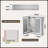 Rectangle LED Medicine Cabinet with Light, Sockets & USBs,Tempered Glass-1406443499