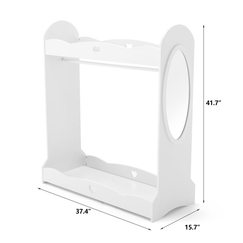 Armoire pour enfants Haugen, Blanc