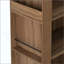 Bibliothèque arquée à 4 niveaux avec tablette de rangement ouverte pour salle à manger, salon et chambre à coucher-958818505