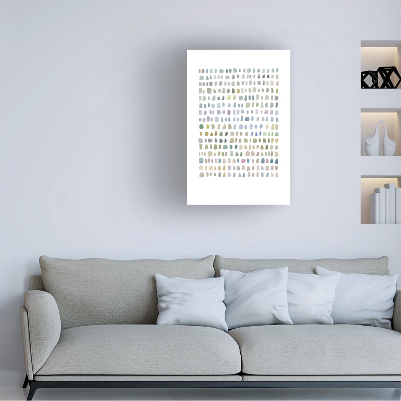 Art sur toile, "Louise Van Terheijden Pebbles", H 32 po x l 22 po x P 2 po