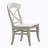 Harola Cross-Back Dining Side Chairs In Set Of 2, Smoky White Finish