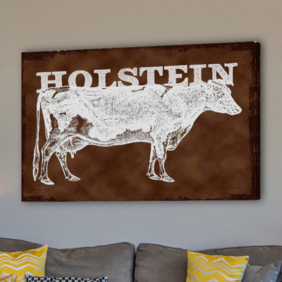 Cows Holstein - Wrapped Canvas Print