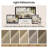 Chenille Upholstered L-Shaped Modular Sofa with Movable Ottoman-536928040