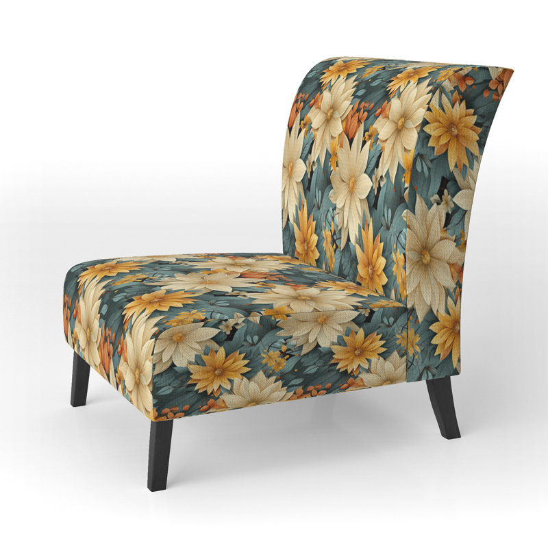 Fauteuil de chambre Chrysanthemums Mandala