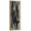 Abstrait gris anthracite profond - reproduction d'art sur toile encadrée-2139845083-2139845084