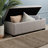 Maiden Linen Upholstered Storage Bench