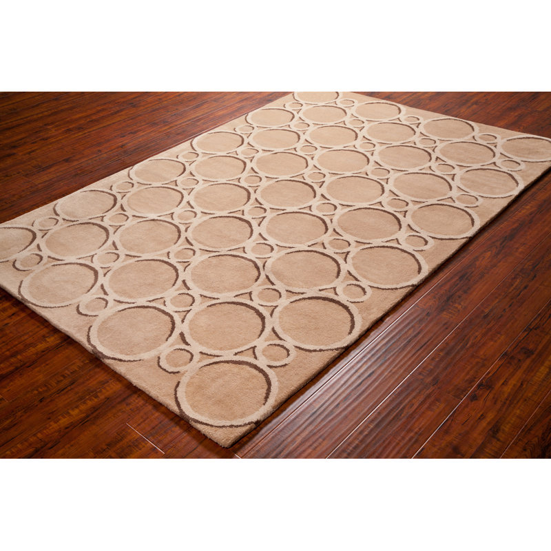 Tapis en laine touffeté à la main Ailey, 5 pi x 7 pi 6 po