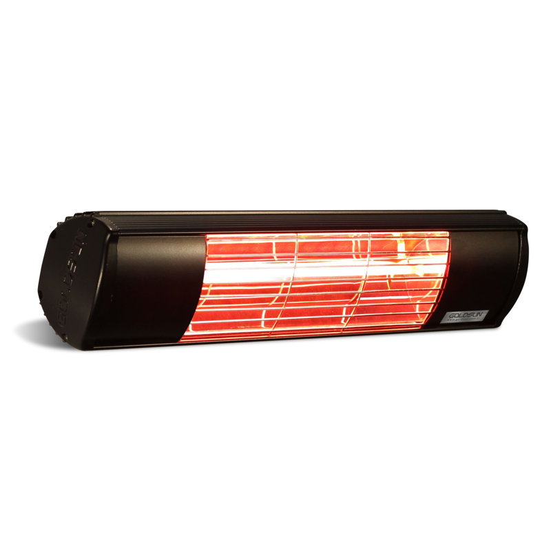 Electric Ceiling Mounted Patio Heater, Black