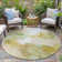 Machine Washable Indoor/Outdoor Xhevrie Fern Rug