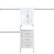 SuiteSymphony 84" W - 120" W Closet System with Drawers and Doors