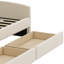 Lit plateforme tapissier avec rangement et tiroirs-106341888