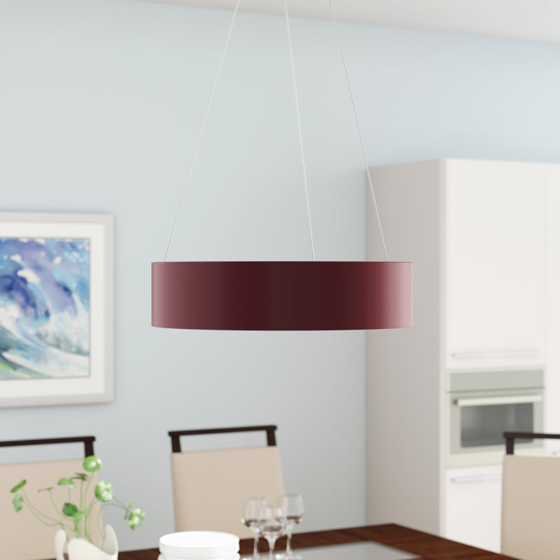 Devery 1 - Light Single Pendant, Brick