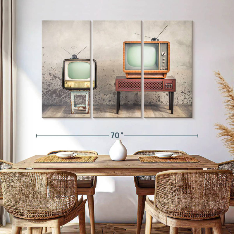 Senne Analog Televisions, 36" H x 57" W