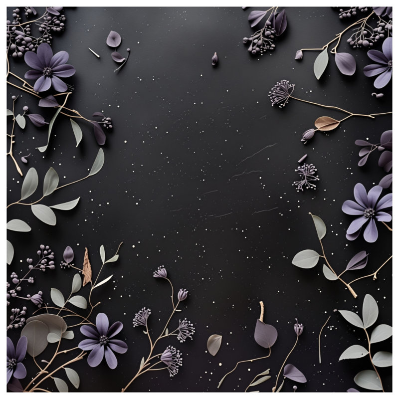 Édredon floral avec literie minimaliste, Lit simple
