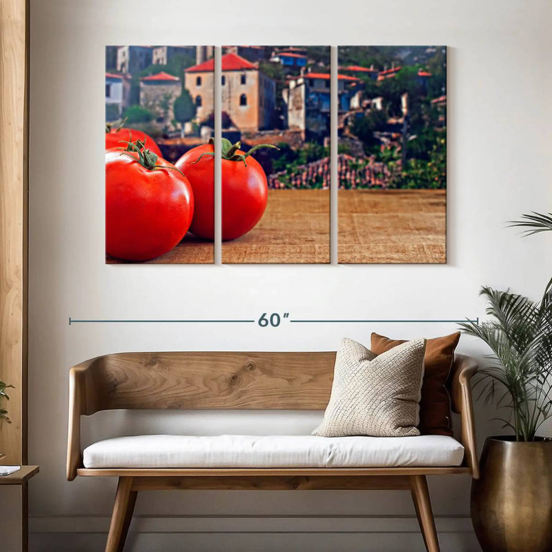 Yarlin Tuscan Tomatoes, 32" H x 50" W