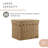 Sam's Pets Nest & Fetch 19in Lidded Wicker Storage Chest