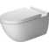 Starck Wall Mounted Durfix Washdown Dual Flush Elongated Toilet Bowl (Seat Not Included)