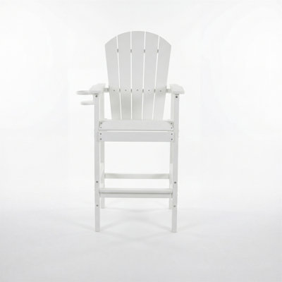 All-Weather HDPE Bar Height Adirondack Chair