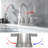 Bathroom faucet with 360 degree turn spout-115745174