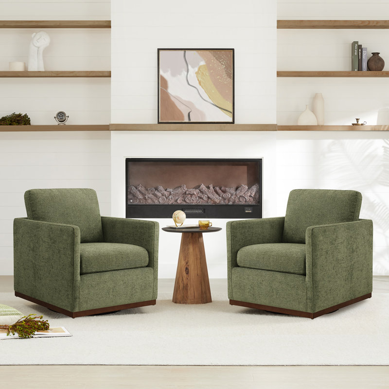 Fauteuil Benten, Vert mousse