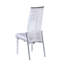 Chaise d'appoint à dossier mouvement contemporain avec structure en chrome - 2 par boîte-72250981