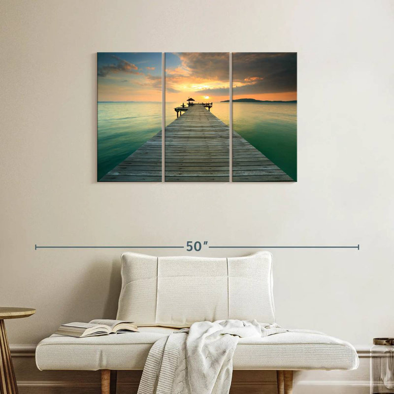 Aletra Sunset Bay Dock, H 24 po x l 38 po