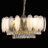 Modern 8-lights Tiered Dimmable Crystal Chandelier