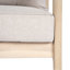 Fauteuil club d'extérieur moderne en bois d'acacia et en osier avec coussins Avalon-124950882