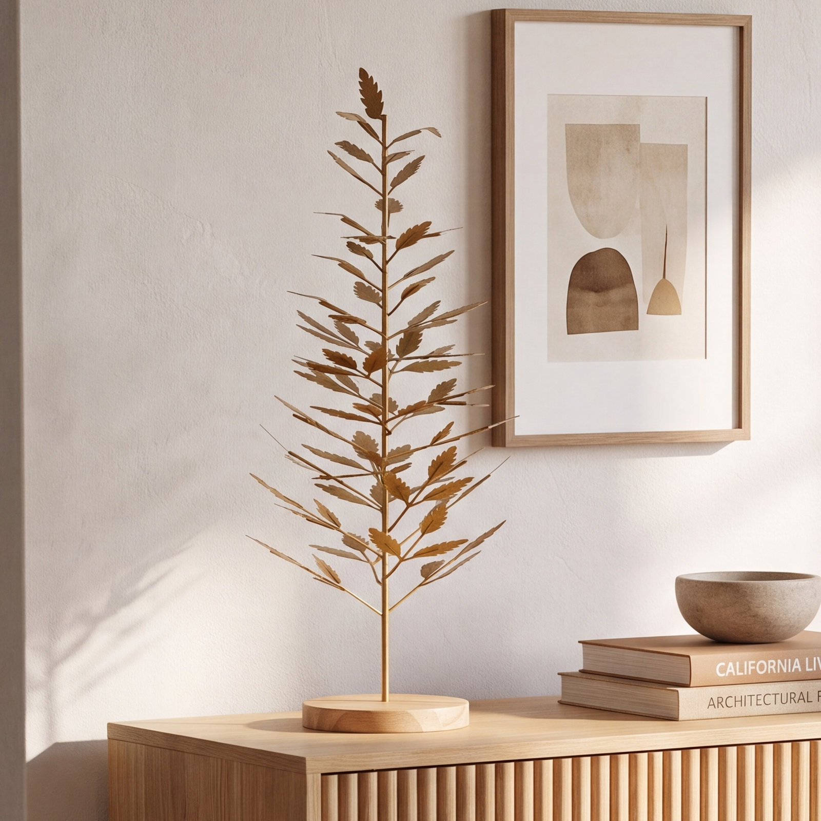 Leaf Tabletop Christmas Tree
