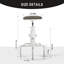 Ensemble de 4, tabouret de bar industriel rétro en similicuir-1271481505-1271481507