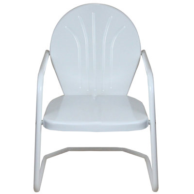 Fauteuil tulipe rétro d'extérieur 34 pouces