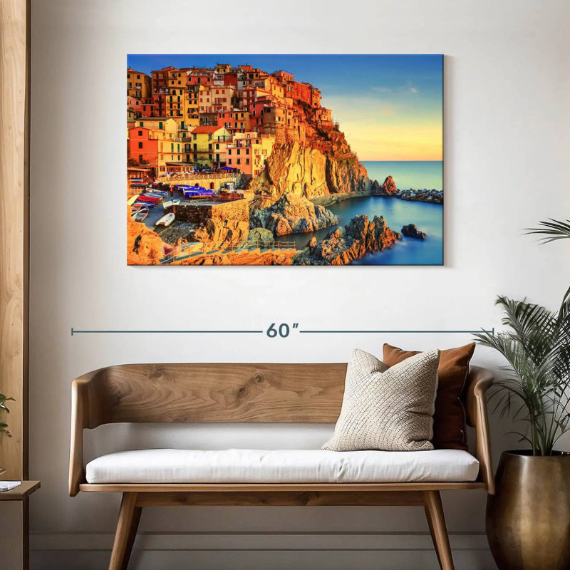 Gillard Manarola Village Cliff, H 30 po x l 45 po