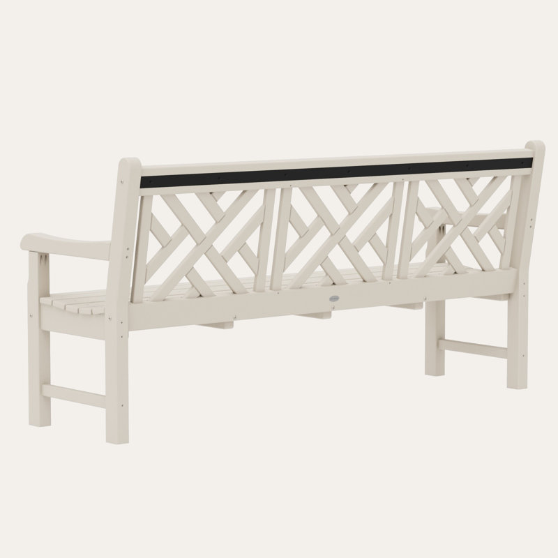Banc 72 po POLYWOOD Rockford Chippendale, Sable