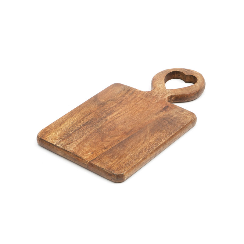 Heart-Shaped Wooden Chopping Board