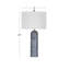 Lampe de table en marbre Kamila