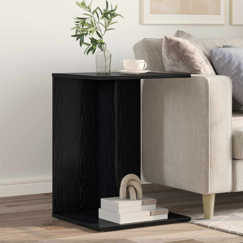 End Table, Black Oak