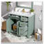 Meuble-lavabo moderne avec lavabo en céramique-357731927
